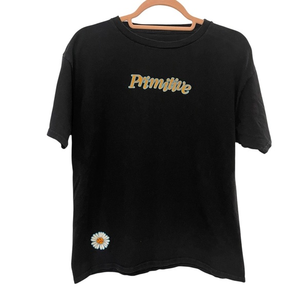 Primitive better days graphic tee black daisy XL crew neck - Picture 1 of 9